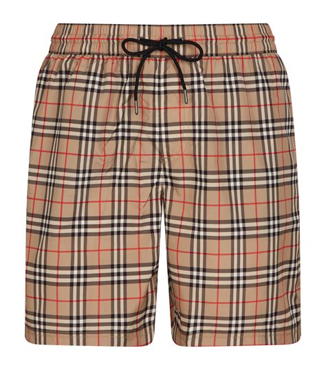 replica burberry swim shorts|burberry check drawcord swim shorts.